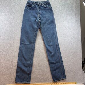 VTG LEE Jeans Jr's size 7 Talon 42 Zip 70's High Waisted Denim